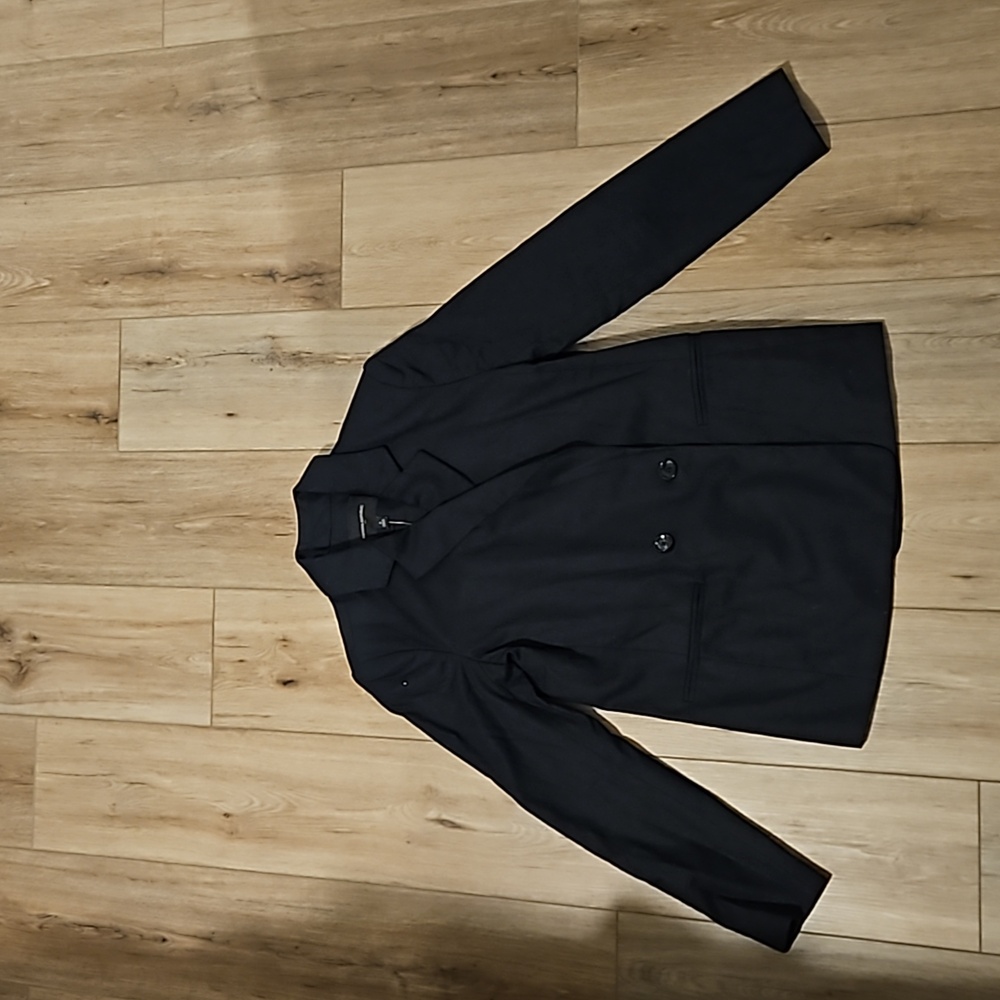 Black linen blazer size 4 (Banana Republic)